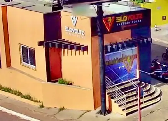 Fachada da loja da Elovoltz Energia Solar